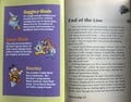 Pages showing part of the color insert and the narrative