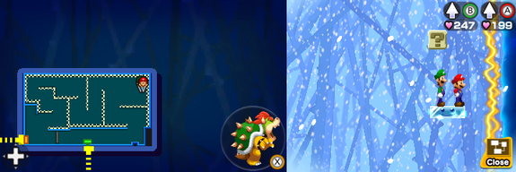 Block 27 in Airway of Mario & Luigi: Bowser's Inside Story + Bowser Jr.'s Journey.