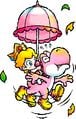 Baby Peach and Pink Yoshi