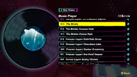 The disc for the song "The Divide" in Donkey Kong Bananza