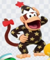 Diddy Kong (promotional art for the New Nintendo 3DS "Kisekae Plate" covers)