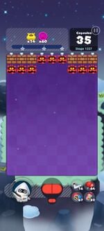 Stage 1237 from Dr. Mario World