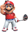 Artwork of Mario in Mario Golf: Super Rush