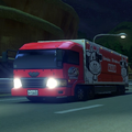 A Moo moo Meadows Milk truck from Mario Kart 8 Deluxe