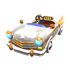 Platinum Taxi from Mario Kart Tour