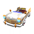 Slim tires (Mario Kart 7) on the Platinum Taxi