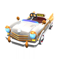 Platinum Taxi from Mario Kart Tour