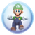 Luigi in a bubble in New Super Mario Bros. 2.
