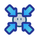 Small icon for the Tiny status condition in Paper Mario: The Thousand-Year Door (Nintendo Switch)