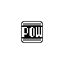 A Miiverse Pow Stamp from Super Mario Maker