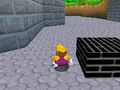 The entrance to The Secret Under the Moat in the DS version
