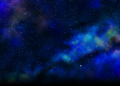 A background of space used in key artwork