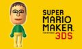 Tezuka's Mii, distributed to Nintendo 3DS owners via StreetPass at select retail stores as part of a promotional campaign for Super Mario Maker for Nintendo 3DS