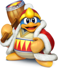 Artwork of King Dedede from Super Smash Bros. for Nintendo 3DS / Wii U.