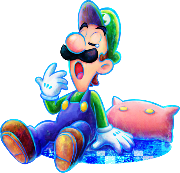 File:Sleepy Luigi Artwork - Mario & Luigi Dream Team.png