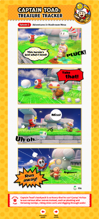 A Nintendo Extra episode of Track That Treasure, Captain Toad!