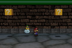 Sixth and seventh ? Blocks in Toad Town Tunnels of Paper Mario.