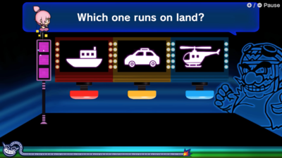 An Anything Goes microgame from WarioWare: Get It Together!