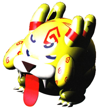 Super Mario RPG: Legend of the Seven Stars: Belome, with his tounge sticking out