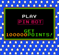The screen giving players instructions for the PIN·BOT part of the game