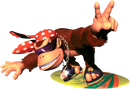 Artwork of Funky Kong from Donkey Kong Country 2: Diddy's Kong Quest