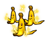Triple Gold Bananas from Mario Kart Arcade GP DX.