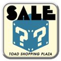A Toad Shopping Plaza badge