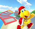 The course icon of the Reverse/Trick variant with Red Koopa (Freerunning)