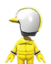 The Yellow Mii Racing Suit from Mario Kart Tour