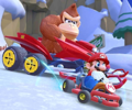 Thumbnail of the Ice Mario Cup challenge from the Snow Tour; a Vs. Mega challenge set on Wii DK Summit