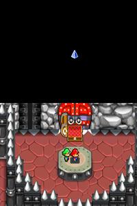 The Treasure Chest Block in the past Bowser's Castle in Mario & Luigi: Partners in Time