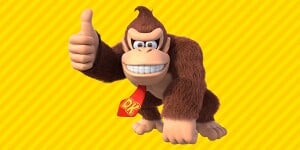 Artwork of Donkey Kong shown with the result of the Mushroom Kingdom Best Bud Quiz.
