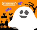Background image used for Nintendo Co., Ltd.'s LINE account to celebrate Halloween 2016