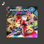 Cover image for the Top tracks playlist for Mario Kart 8 Deluxe on Nintendo Music