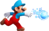 Artwork of Ice Mario in New Super Mario Bros. U Deluxe