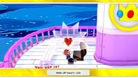 MAX UP Heart +20 from The Princess Peach in Paper Mario: The Origami King