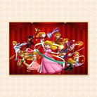Thumbnail of a jigsaw puzzle showing Princess Peach's transformations in Princess Peach: Showtime!