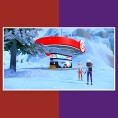 Image shown with the "Pokémon Scarlet or Pokémon Violet" option in an opinion poll on snowy areas from Nintendo Switch games