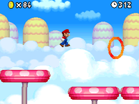A Red Ring from Level 1-5 New Super Mario Bros.