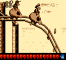 Rickety Race The fourth level, Rickety Race takes place in a roller coaster area where the Kongs have to ride a Roller Coaster past several Klanks along the way while avoiding the holes.