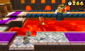 Mario fighting a Goomba Fake Bowser in Super Mario 3D Land