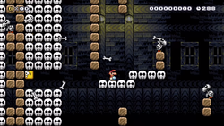 Bone Dungeon from Super Mario Maker