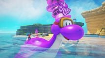 A purple Dorrie in Super Mario Odyssey