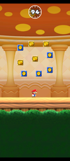 The bonus game being played