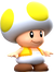 Custom render of Small Yellow Toad from Super Mario Bros. Wonder