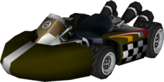 The model for Dry Bones's Standard Kart S from Mario Kart Wii