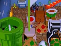 Super Mario-themed merchandise in Animal Crossing: City Folk