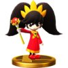 Ashley trophy from Super Smash Bros. for Wii U