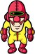 Official artwork for Dr. Crygor in his pre-Kelorometer appearance from WarioWare: Smooth Moves.