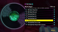 The disc for the song "Emerald Rush #4" in Donkey Kong Bananza